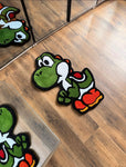 Yoshi Sleeping — Hand Tufted 3D Nintendo Rug 5
