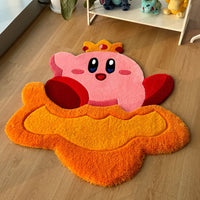 King Kirby — Hand Tufted 3D Nintendo Rug 2