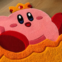 King Kirby — Hand Tufted 3D Nintendo Rug 3