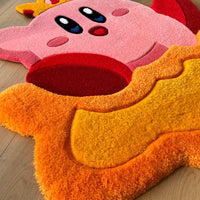 King Kirby — Hand Tufted 3D Nintendo Rug 5