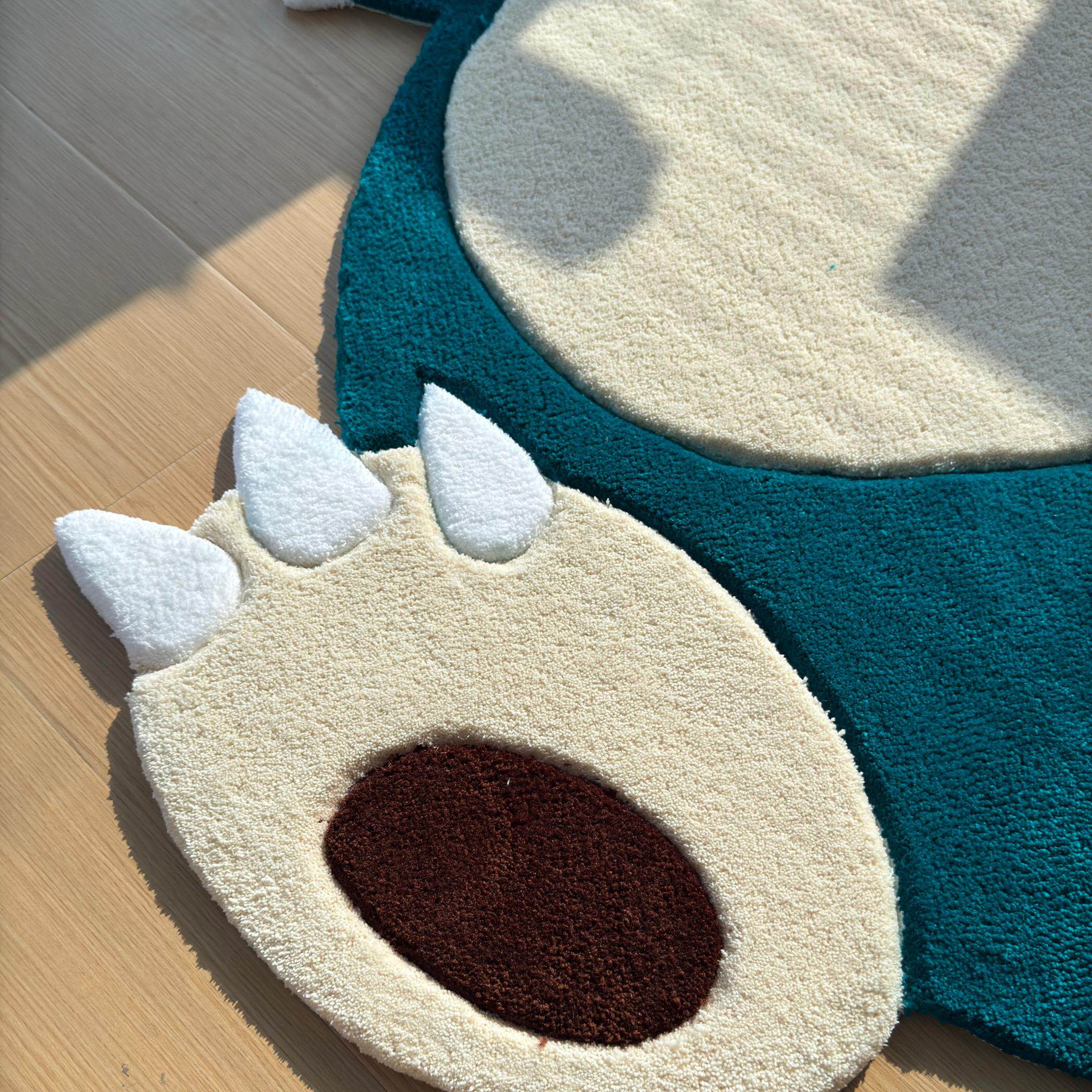 Cartoon Snorlax Tufted Rug