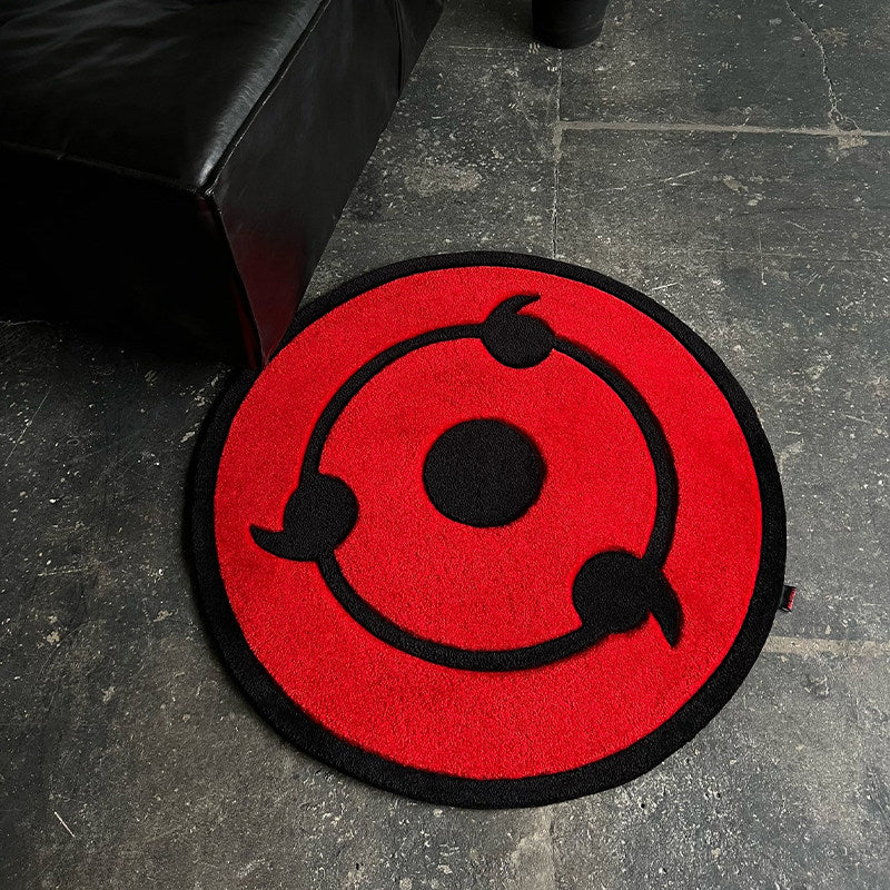 Naruto : Sharingan Round Tufted Rug