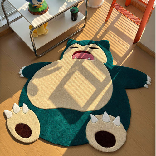 Cartoon Snorlax Tufted Rug
