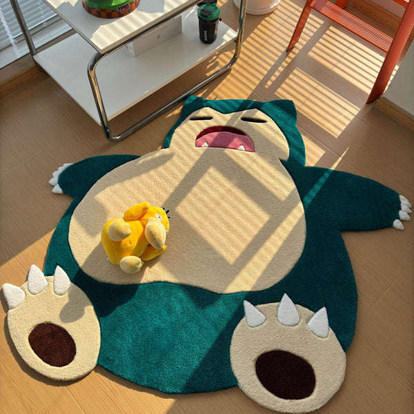 Snorlax - Hand Tufted Pokemon Rug