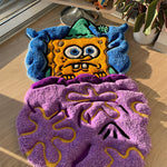 Lazy Square Dream — Hand Tufted 3D Cartoon Rug 2