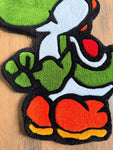 Yoshi Sleeping — Hand Tufted 3D Nintendo Rug 4